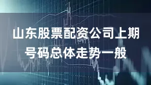 山东股票配资公司上期号码总体走势一般